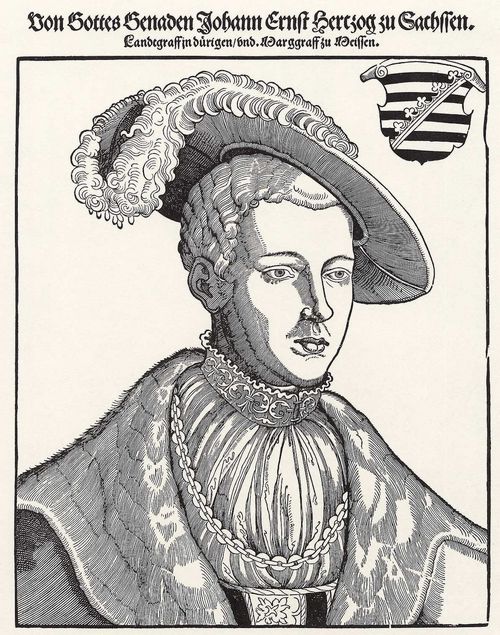 Deutscher Meister der 1. Hlfte des 16. Jahrhunderts: Portrt des Herzogs Johann Ernst von Sachsen