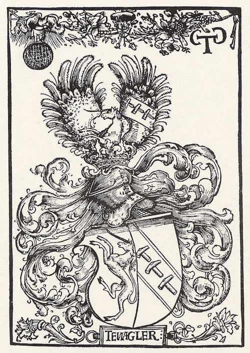 Deutscher Meister der 1. Hlfte des 16. Jahrhunderts: Wappen des C.G. Tengler