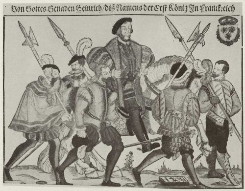 Wandereisen, Hans (Johann): Knig Heinrich I. von Frankreich zu Pferd