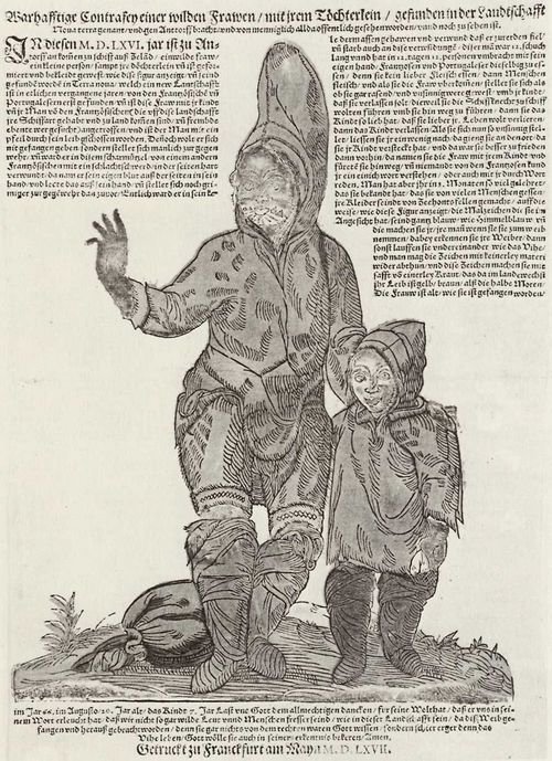 Corthoys d. J., Anthony: Wahrhaftige Darstellung einer »Wilden Frau« und ihrer siebenjhrigen Tochter, aus der »Neuen Welt« nach Antwerpen gebracht
