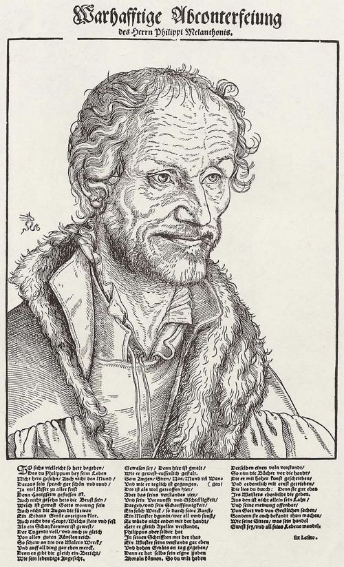 Cranach d. J., Lucas: Portrt des Philipp Melanchton
