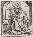 Gerung, Matthias: Maria mit Kind vor einem runden Fenster