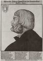 Schoen, Erhard: Porträt des Albrecht Dürer im Alter von sechsundfünfzig Jahren