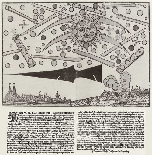 Glaser, Hans: Erscheinung am Himmel bei Nrnberg am 14. April 1561