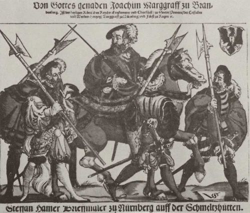 Solis d. ., Virgilius: Markgraf Joachim von Brandenburg zu Pferd
