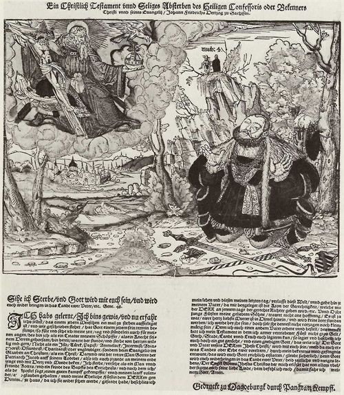 Kempf, Pancratz: Gedenkschrift fr den Herzog Johann Friedrich von Sachsen