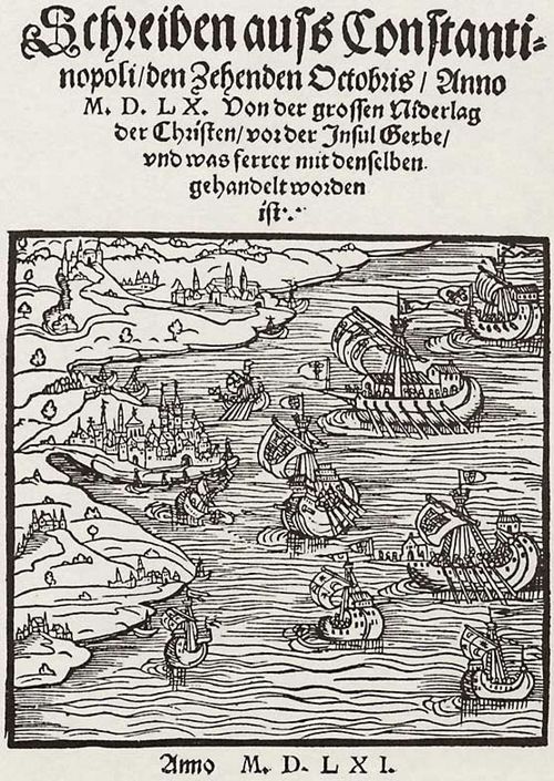 Kreydlein, Georg: Bericht aus Konstantinopel: Schiffsschlacht zwischen Türken und Christen