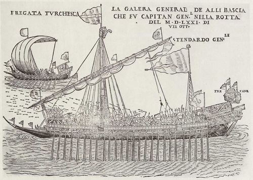 Lorck, Melchior: Die Schiffsschlacht von Lepanto am 7. Oktober 1571
