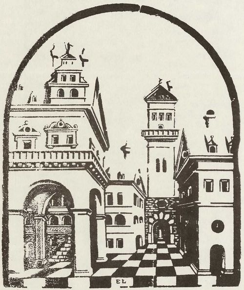 Loy, Erasmus: Renaissance-Piazza mit Turm