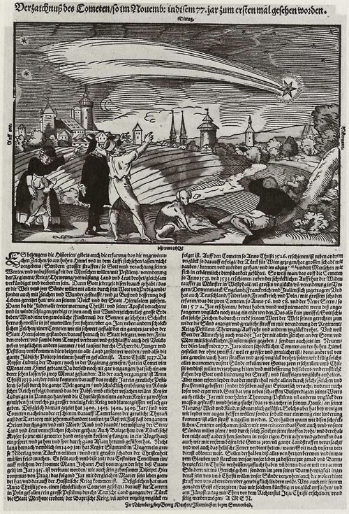 Mack, Georg d. Ä.: Komet über Nürnberg im November 1577