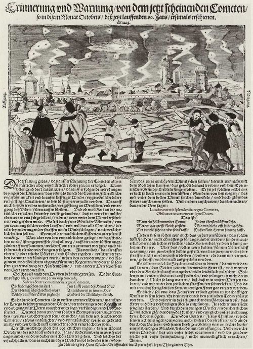 Mack, Hans: Komet über Nürnberg im Oktober 1580
