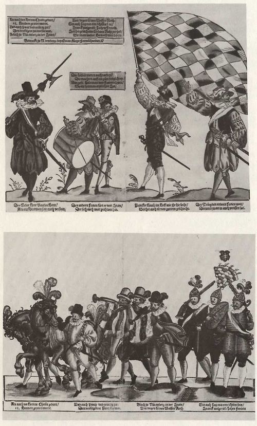 Mayer, Lucas: Parade auf dem Schtzenfest in Nrnberg am 30. Juli 1592, Detail