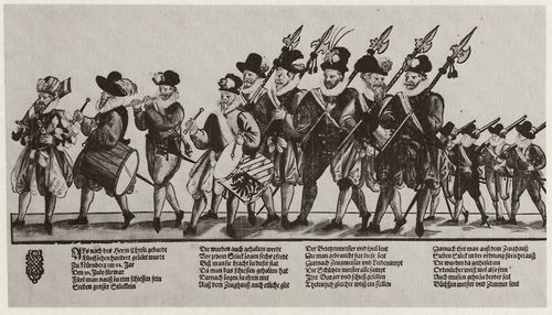 Mayer, Lucas: Parade auf dem Schtzenfest in Nrnberg am 30. Juli 1592, Detail