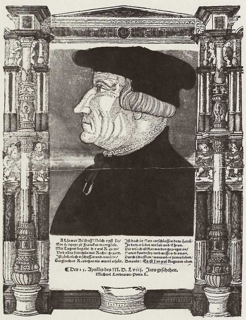 Negker, David de: Gedenkschrift fr den Bischof Melchior von Wrzburg