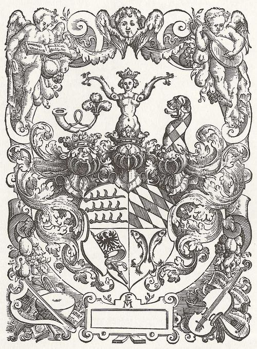 Meister L M: Wappen des Herzogs Christoph von Wittenberg und Teck