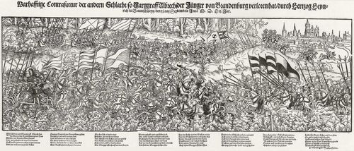 Meister SG: Die Schlacht von Braunschweig: Herzog Heinrich von Braunschweig besiegt Albrecht d.J. von Brandenburg