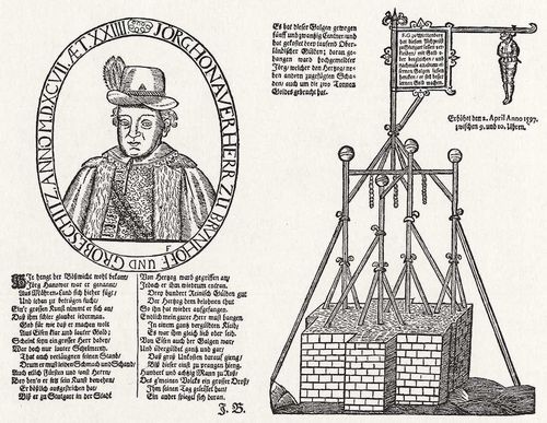 Deutscher Meister der 2. Hlfte des 16. Jahrhunderts: Die Hinrichtung des Alchimisten Jrg Honauer