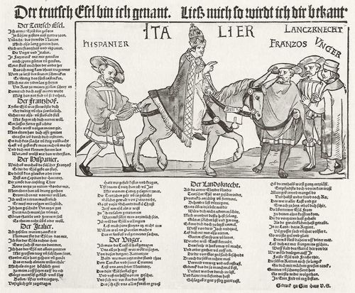 Deutscher Meister der 2. Hlfte des 16. Jahrhunderts: »Man nennt mich den deutschen Esel«