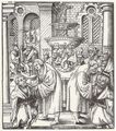 Meister 4+: Martin Luther und Johann Hus zelebrieren die Messe für den Friedich den Weisen, Herzog von Sachsen