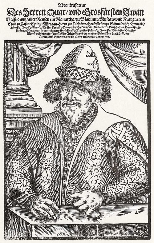 Deutscher Meister der 2. Hlfte des 16. Jahrhunderts: Portrt des Zaren Ivan der Schreckliche