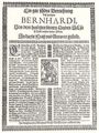 Bach d. ., Abraham: Gebet an den Hl. Bernhard