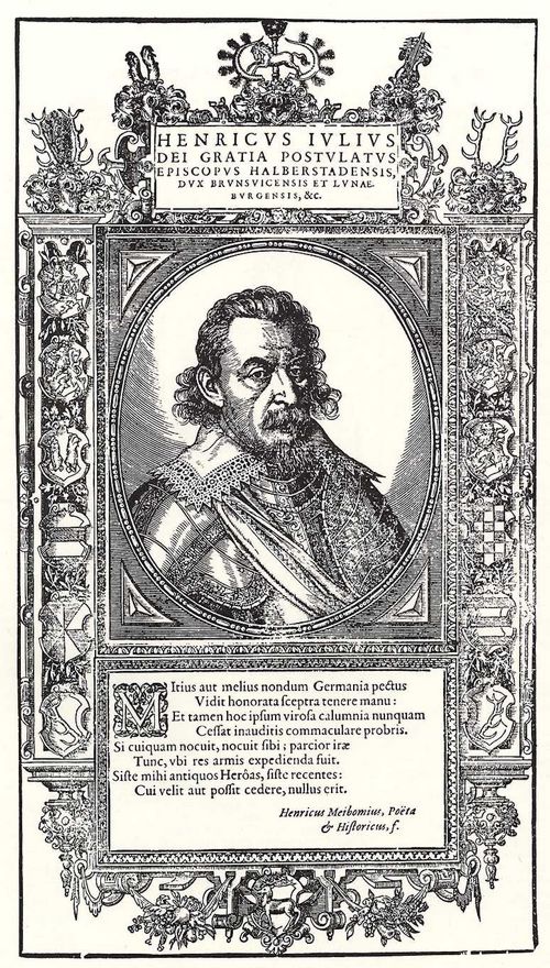 Holwein, Elias: Porträt des Herzogs Heinrich Julius von Braunschweig und Lüneburg, Bischof zu Halberstadt