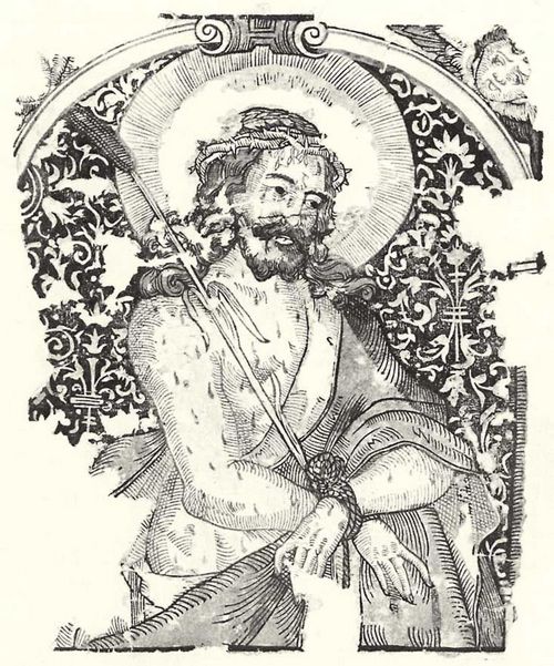 Kautzhamer, Johann Philipp: Christus als Schmerzensmann (Fragment)