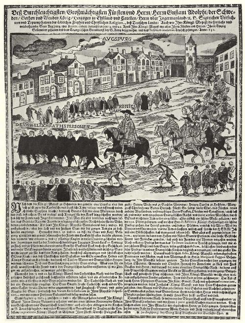 Kress, Georg: Der Einzug Königs Gustav Adolf von Schweden in Augsburg am 14. und 24. April 1632