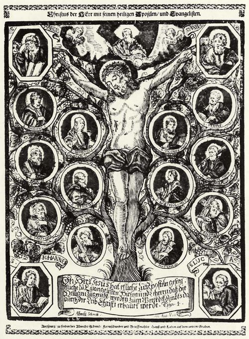 Schmid, Albrecht: Christus der Herrscher, seine Jnger und die Vier Evangelisten