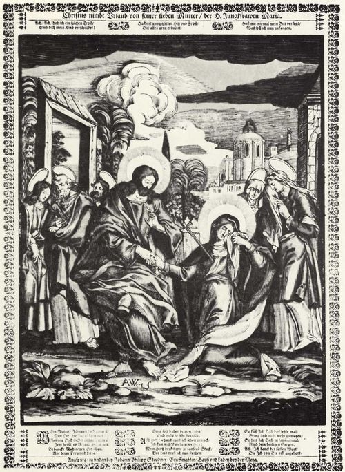 Steudner, Johann Philipp: Christus nimmt Abschied von seiner Mutter
