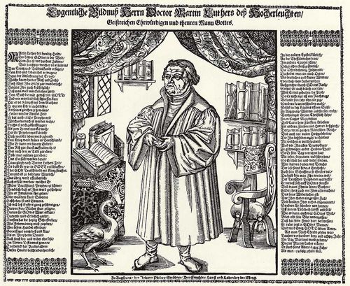 Steudner, Johann Philipp: Dr. Martin Luther in seinem Arbeitszimmer