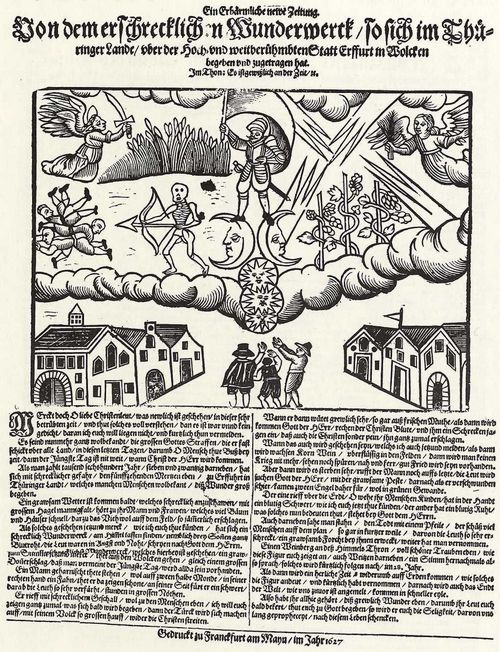 Frankfurter Meister von 1627: Erscheinung am Himmel ber Erfurt