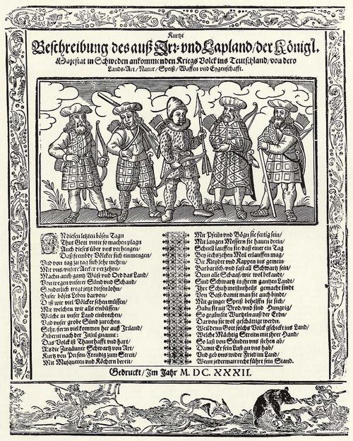Deutscher Meister des 17. Jahrhunderts: Soldaten aus Irland und Lappland im Dienst des schwedischen Knigs