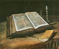 Gogh, Vincent Willem van: Stillleben mit Bibel