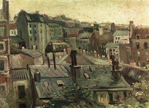 Gogh, Vincent Willem van: Blick auf die Dcher von Paris