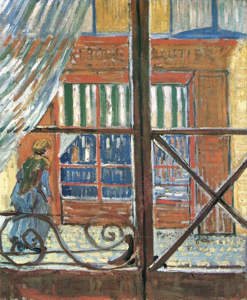 Gogh, Vincent Willem van: Metzgerei, durch ein Fenster gesehen