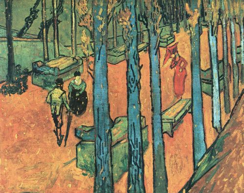 Gogh, Vincent Willem van: Les Alyscamps, fallende Bltter