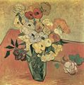 Gogh, Vincent Willem van: Stillleben mit japanischer Vase, Rosen und Anemonen