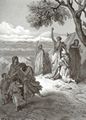 Doré, Gustave: Bibelillustrationen: Noah flüchtet über Ham