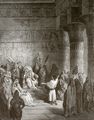 Doré, Gustave: Bibelillustrationen: Joseph deutet den Traum Pharaos