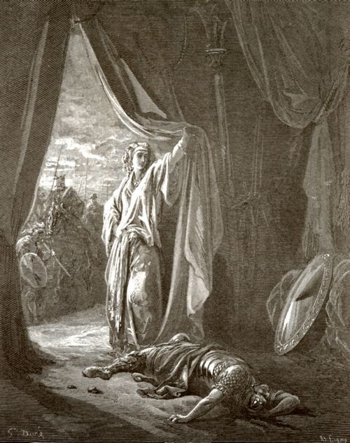 Dor, Gustave: Bibelillustrationen: Jael ttet Sisera