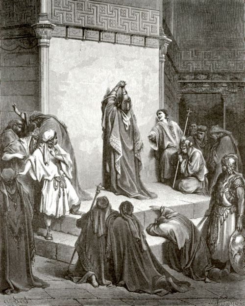 Dor, Gustave: Bibelillustrationen: David beweint den Tod Absaloms