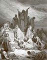 Dor, Gustave: Bibelillustrationen: Die Pestilenz in Israel