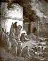 Doré, Gustave: Bibelillustrationen: Nehemia bei den Wänden Jerusalems