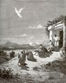 Doré, Gustave: Bibelillustrationen: Die Erscheinung des Erzengels Raphael vor dem Tobias und den Seinigen