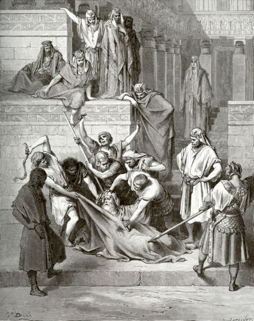 Dor, Gustave: Bibelillustrationen: Das Mrtyrertum des Alten Eleasar