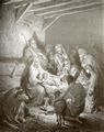 Dor, Gustave: Bibelillustrationen: Geburt Christi