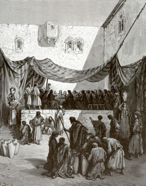 Dor, Gustave: Bibelillustrationen: Hochzeit zu Kana
