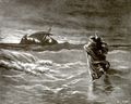 Doré, Gustave: Bibelillustrationen: Christus wandelt auf dem See