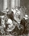 Doré, Gustave: Bibelillustrationen: Christus räumt den Tempel